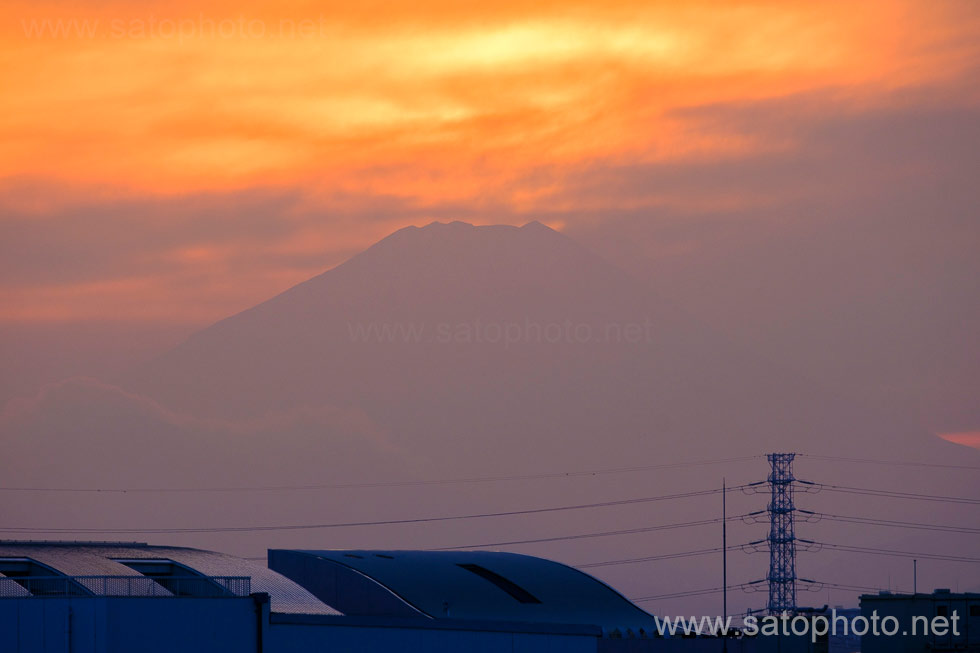 戸田市からの富士山